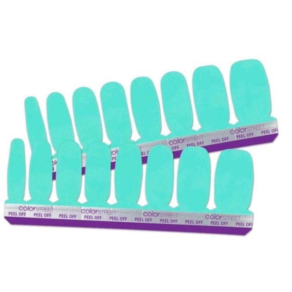 *Retired* Color Street: Wicked Cool | Teal Blue Bright Neon Summer Spring Beach - Picture 14 of 14